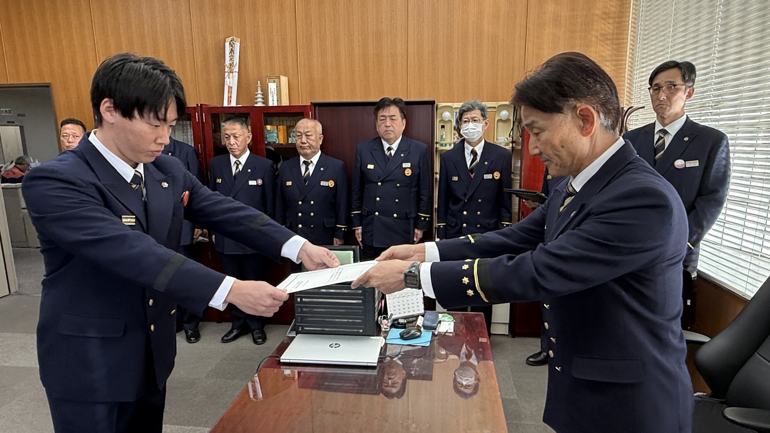 認定証交付3人目