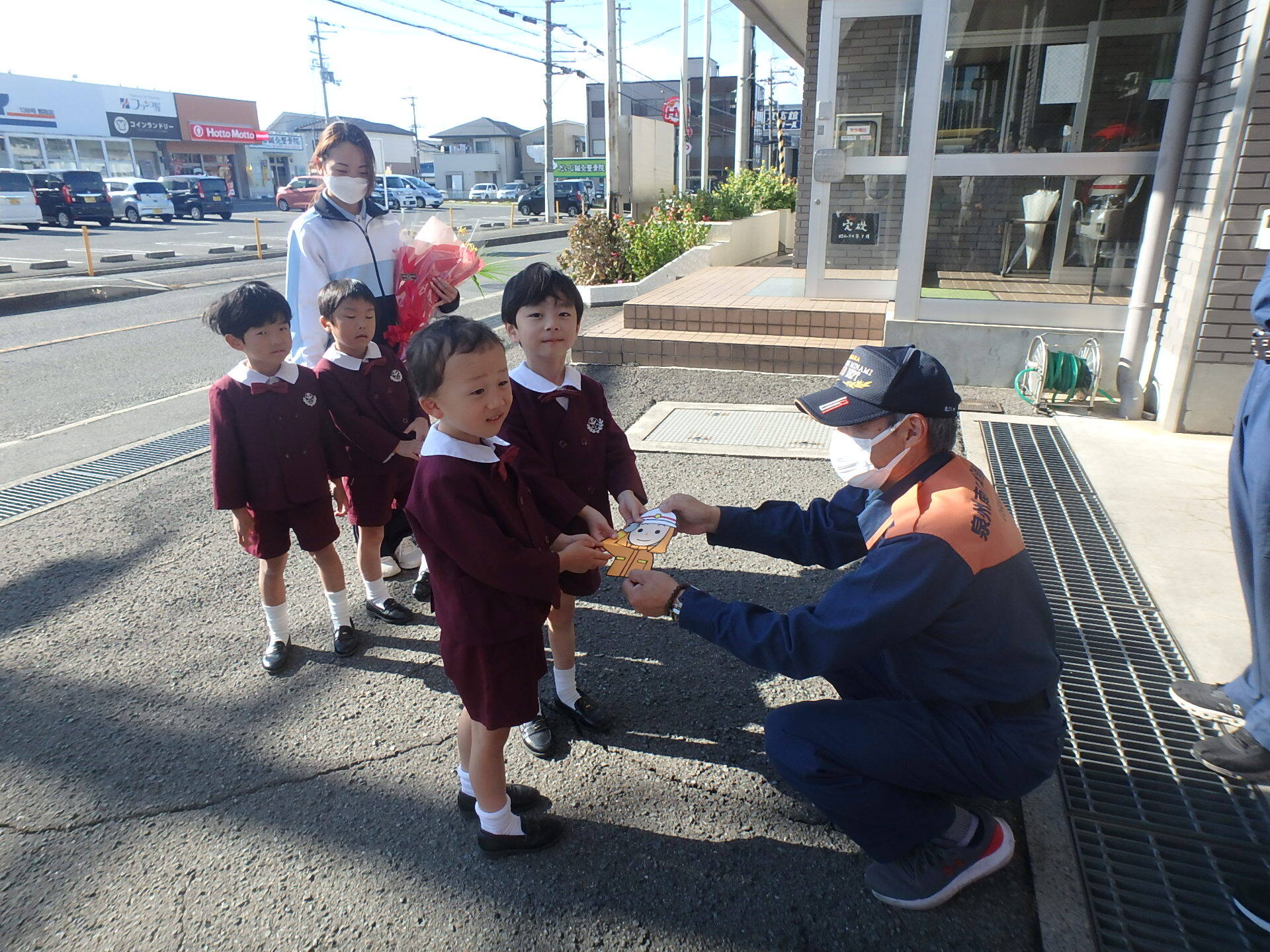 花束をいただきました