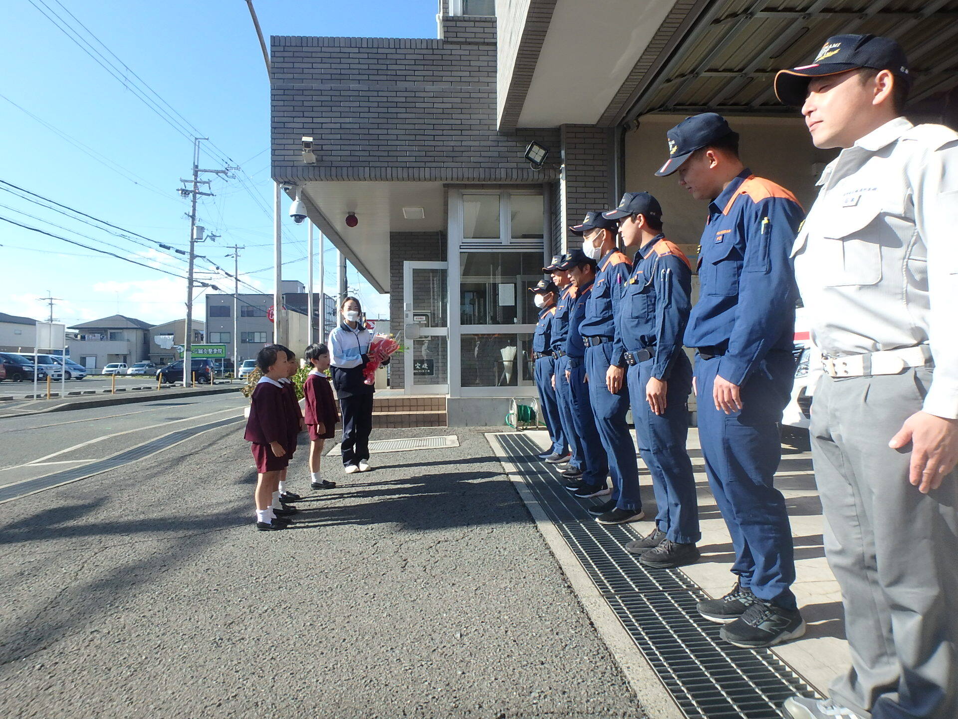 熊取みどり幼稚園が訪問