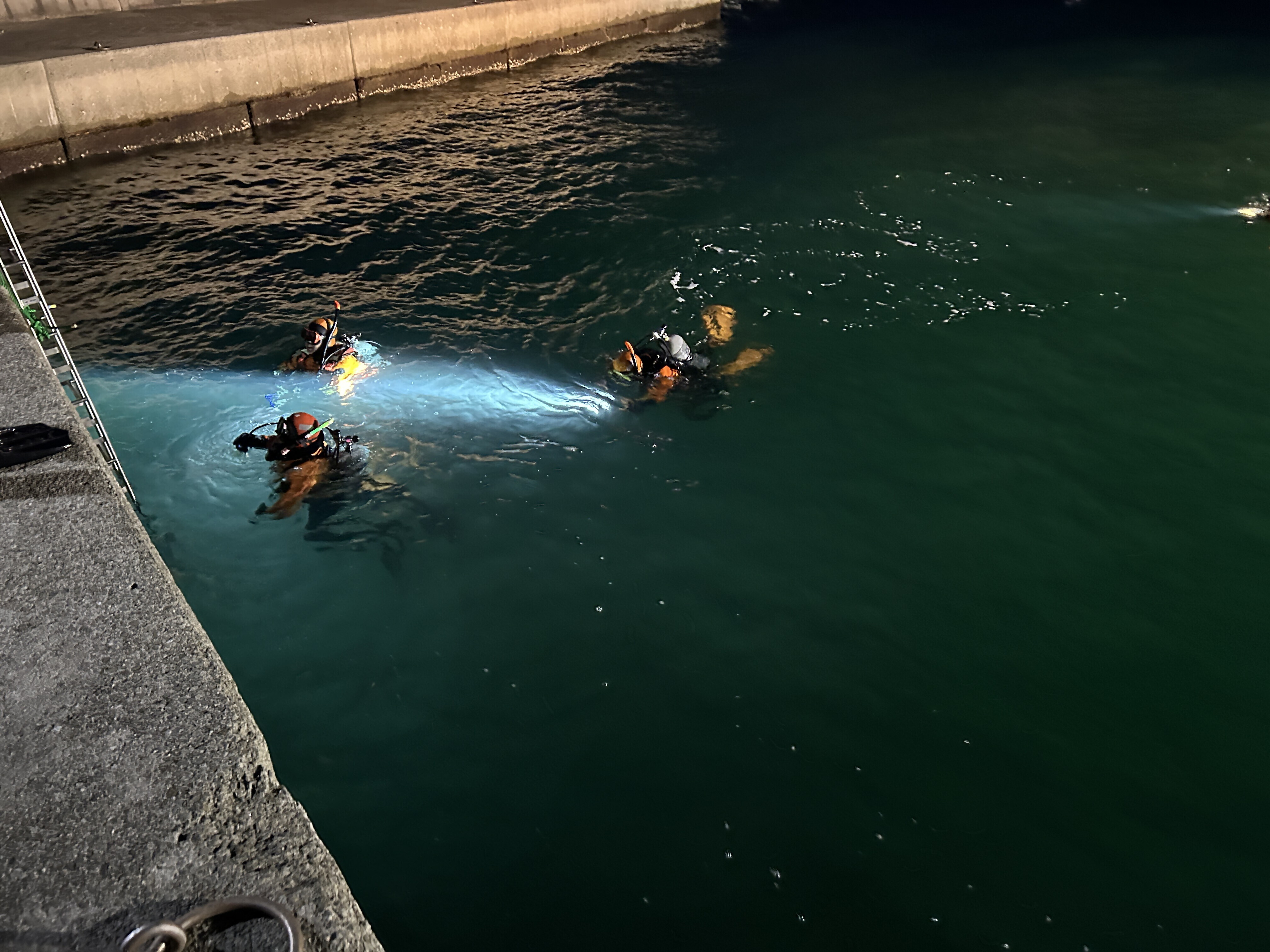 ライトワーク訓練の様子