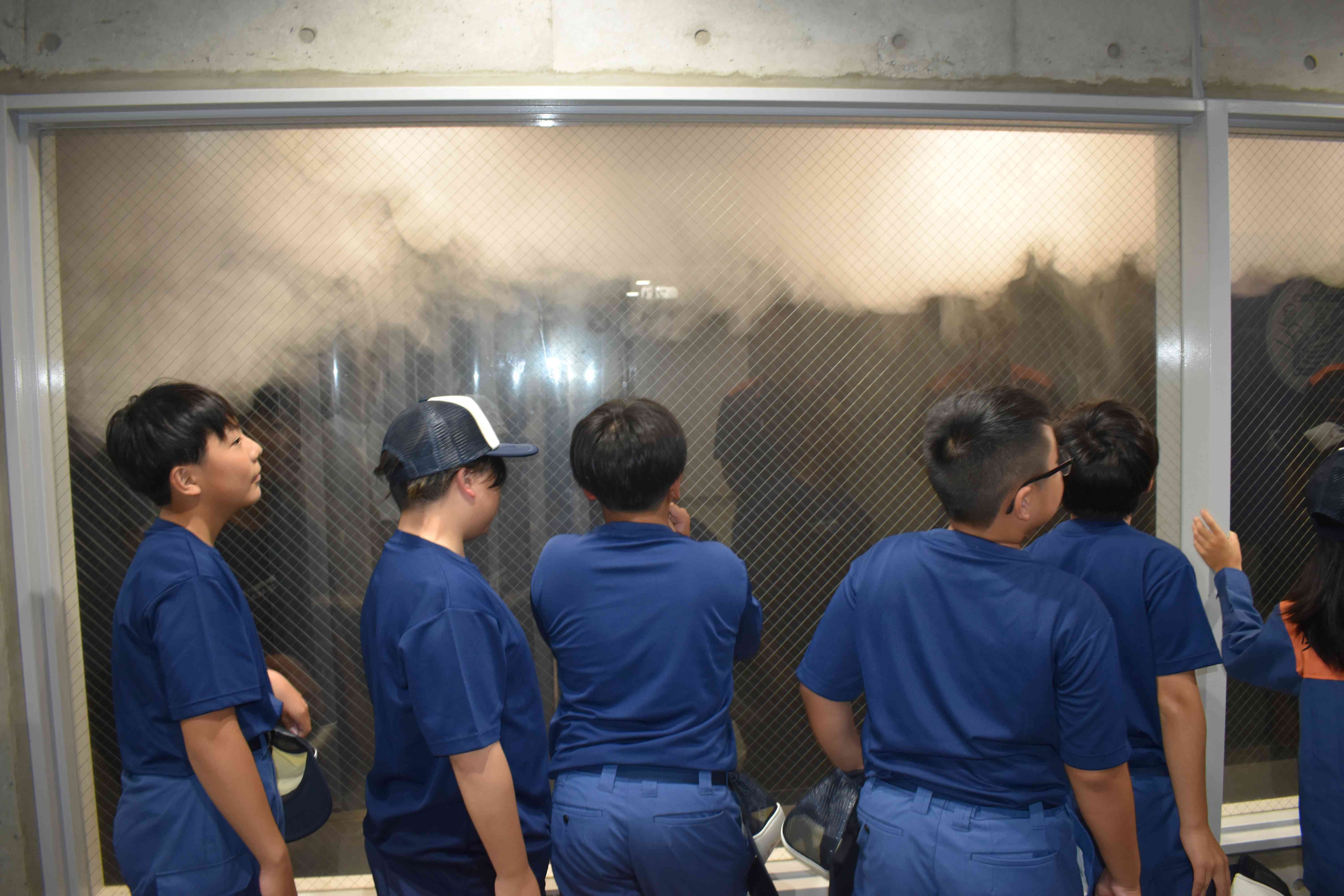 煙暗闇避難体験